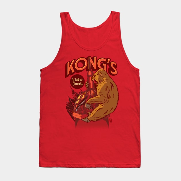 Kong's Window Cleaners Tank Top by Thomcat23